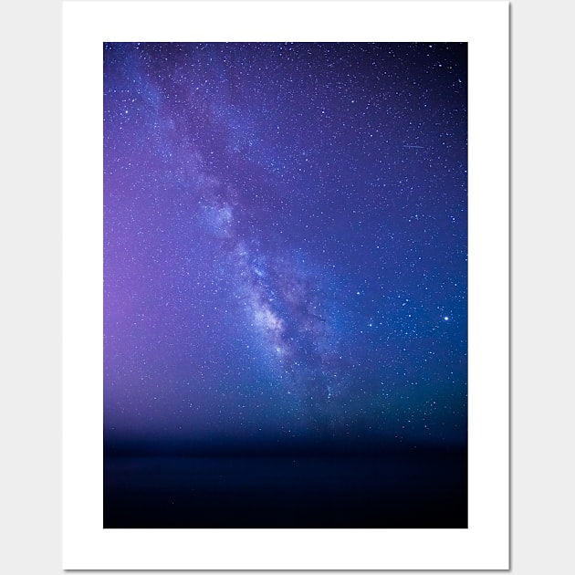 Purple Milky Way Wall Art by NewburyBoutique